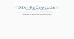 Desktop Screenshot of diefriseurin.com